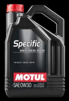 Масло моторное 0W30 Specific VW 506.01-506.00-503.00 (5л) Motul 106437