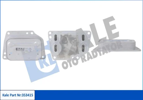 Радіатор масляний Fiat Doblo (10-), Fiorino (08-)/Peugeot Bipper (08-)/Citroen Nemo (08-) 1.3 MultiJet KALE OTO RADYATOR Kale oto radyator 353415