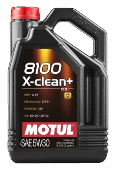 Масло моторное 5W30 8100 X-clean+ (5л) VW 504.00-507.00 MOTUL Motul 106377