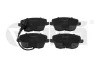 Колодки тормозные передние с датчиком износа Skoda Fabia (00-10)/VW Polo (02-10)/Seat Ibiza (02-05) VIKA Vika 66980009301 (фото 1)