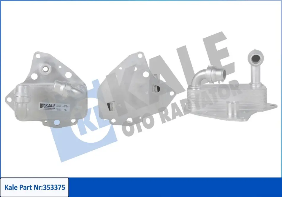 KALE FIAT Масляный радиатор Bravo II,Doblo,Linea,Opel Combo 12- Kale oto radyator 353375 (фото 1)