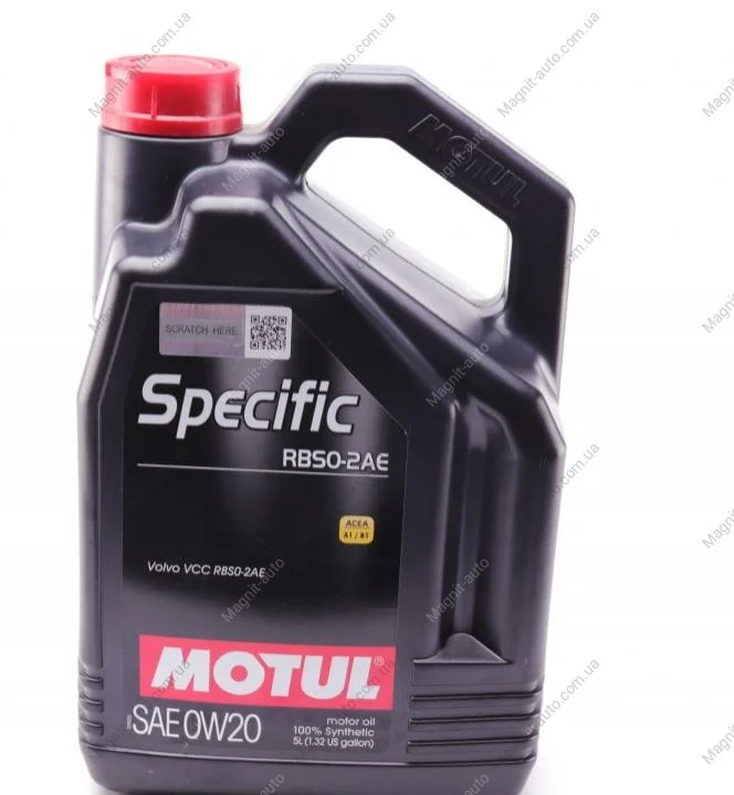Масло моторное Specific RBS0-2AE 0W-20 (5 л) Motul 867451 (фото 1)
