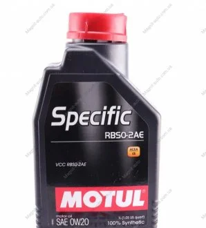 Масло моторное Specific RBS0-2AE 0W-20 (1 л) Motul 867411