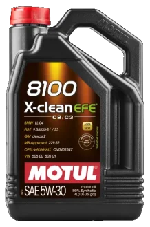 Масло моторное 8100 X-clean EFE 5W-30 (4 л) Motul 109171