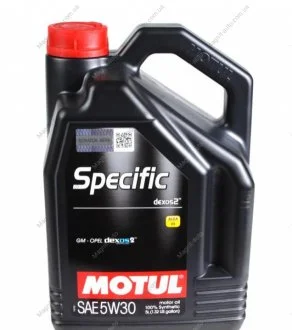 Масло моторное Specific Dexos 2 5W-30 (5 л) Motul 860051