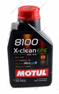Масло моторное 8100 X-clean EFE 5W-30 (1 л) Motul 814001