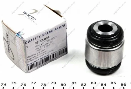 Сайлентблок задней цапфы (нижний/плавающий) MB W124/W202/203 Trucktec automotive 02.32.004