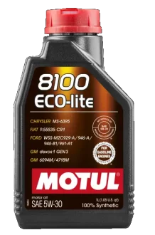 Масло моторное 5W30 8100 Eco-lite (1L) (839511) MOTUL Motul 108212