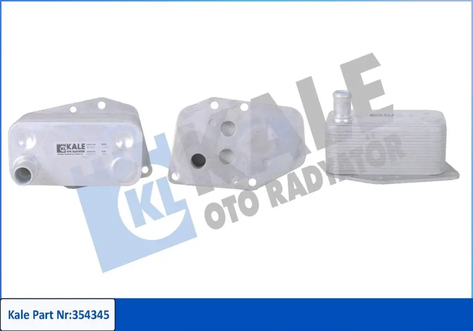 KALE BMW Масляный радиатор 1 E87,3 E46/90,5 E60,X3 E83 2.0d Kale oto radyator 354345 (фото 1)