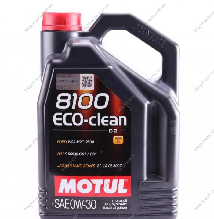 Масло моторне 8100 Eco-Clean 0W-30 (5 л) Motul 868051 (фото 1)