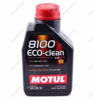 Масло моторне 8100 Eco-Clean 0W-30 (1 л) Motul 868011