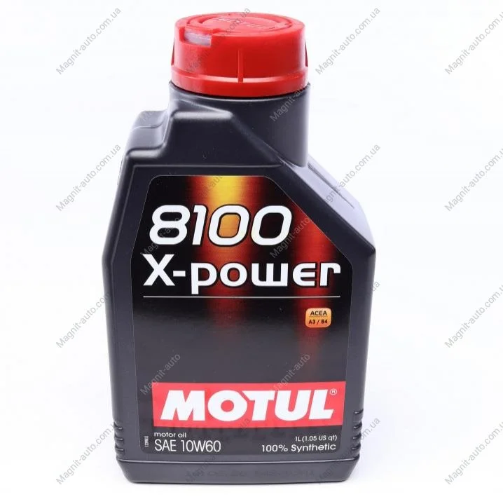 Масло моторне 8100 X-Power 10W-60 (1 л) Motul 854811 (фото 1)