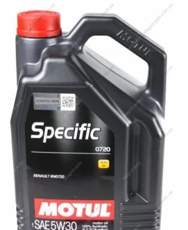 Масло моторное Specific 0720 5W-30 (5 л) Motul 102209