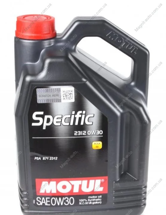 Масло моторне Specific 2312 0W-30 (5 л) Motul 867551 (фото 1)