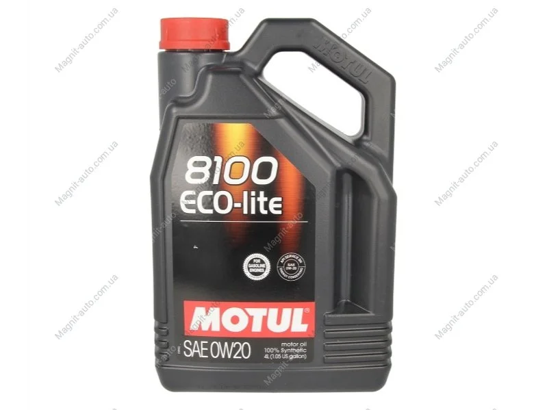 Масло моторное 8100 Eco-Lite 0W-20 (4 л) Motul 841154 (фото 1)