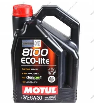 Масло моторное 8100 Eco-Lite 5W-30 (4 л) Motul 839554