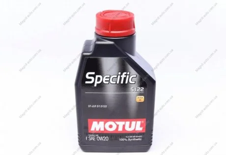 Масло моторное Specific 5122 0W-20 (1 л) Motul 867601