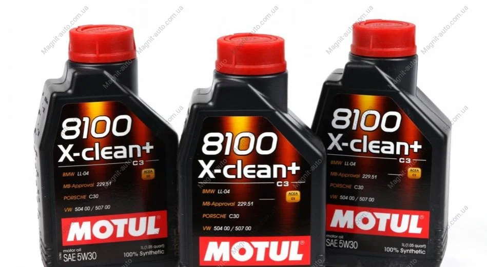 Масло моторне 8100 X-Clean+ 5W-30 (1 л) Motul 854711 (фото 1)