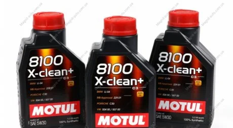 Масло моторное 8100 X-Clean+ 5W-30 (1 л) Motul 854711