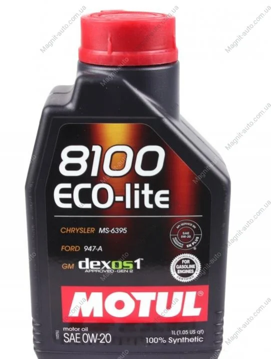 Масло моторне 8100 Eco-Lite 0W-20 (1 л) Motul 841111 (фото 1)