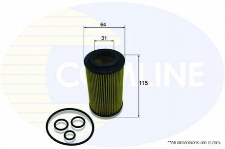 - Фільтр оливи (аналогWL7470/OX153/7D2) Comline EOF253 (фото 1)