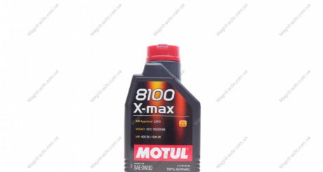 Масло моторное 8100 X-Max 0W-30 (1 л) Motul 347201
