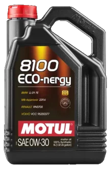 Масло моторное 8100 ECO-NERGY SAE 0W30 5L MOTUL Motul 102794
