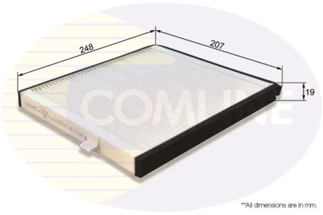 - Фільтр салону (аналогWP9254/LA361) Comline EKF202