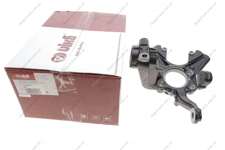 Кулак поворотний передній лівий Skoda Octavia (04-13) / VW Caddy (04-08), Golf (04-), Jetta (06-11) / Audi A3 (04-08) VIKA Vika 44070091101 (фото 1)
