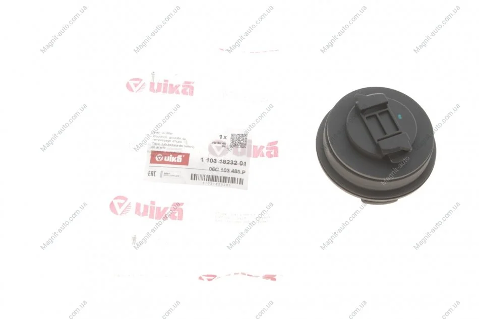 Кришка маслозаливної горловини Skoda Octavia (04-13) / VW Jetta (06-18), Passat (06-15), Tiguan (08-18), T5 (10-), T6 (16-19) VIKA Vika 11031823201 (фото 1)