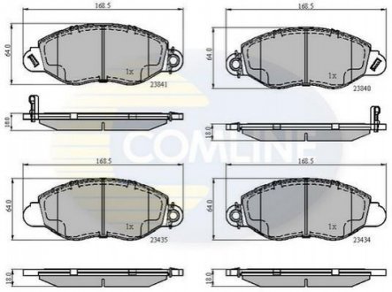 - Гальмівні колодки до дисків Comline CBP31107