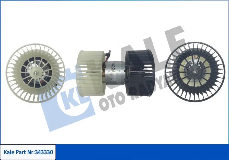 KALE BMW Вентилятор радиатора 141mm 3 E36 92- Kale oto radyator 343330 (фото 1)