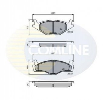 - Гальмівні колодки до дисків Comline CBP0149