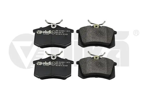 Колодки гальмівні задні VW Passat (01-05)/Audi A3 (97-03),TT (99-06) VIKA Vika 66981100401 (фото 1)