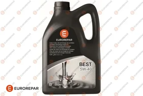EUROREPAR ОЛИВА ERP BEST 5W40, 5л. Eurorepar 1635764180