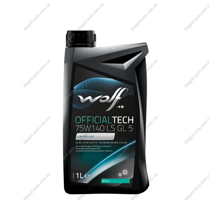 OFFICIALTECH 75W140 LS GL 5 1Lx12 Wolf 8304200 (фото 1)