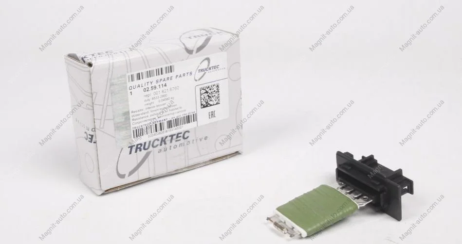 Резистор обогревателя Trucktec automotive 02.59.114 (фото 1)