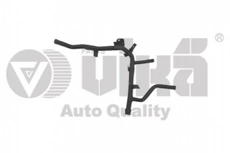 Патрубок охлаждающей жидкости Skoda Octavia (01-11) / VW Golf (96-03)/Audi A3 (01-03)/Seat Leon (02-06),Toledo (02-04) VIKA Vika 11210636601
