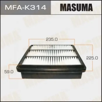 Фільтр повітряний (MFA-K314) MASUMA Masuma MFAK314 (фото 1)