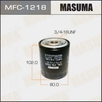 Фільтр масляний Nissan Almera, Primera (-02) 1.4, 1.6 (MFC-1218) MASUMA Masuma MFC1218 (фото 1)