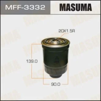 Фільтр паливний Mitsubishi L 200 (-08), Pajero Sport (-09) Disel (MFF-3332) MASUMA Masuma MFF3332