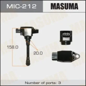 Котушка запалювання (MIC-212) MASUMA Masuma MIC212