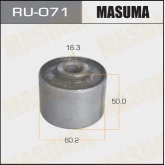 Сайлентблок переднього нижнього важеля Nissan Patrol (-10) (RU-071) MASUMA Masuma RU071