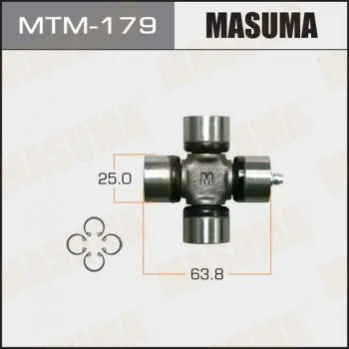 Хрестовина карданного валу (25x63.8) Mitsubishi (MTM-179) MASUMA Masuma MTM179 (фото 1)