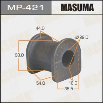 Втулка стабілізатора переднього (Кратно 2) Mitsubishi (MP-421) MASUMA Masuma MP421 (фото 1)
