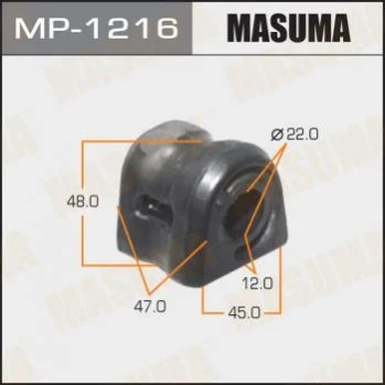 Втулка стабілізатора переднього (Кратно 2) Honda Civic (08-) (MP-1216) MASUMA Masuma MP1216 (фото 1)