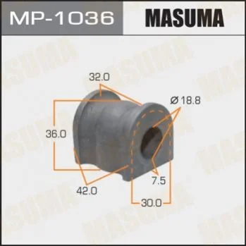 Втулка стабілізатора заднього (Кратно 2) Mazda 6 (02-07) (MP-1036) MASUMA Masuma MP1036 (фото 1)