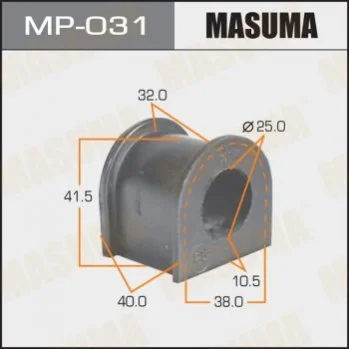 Втулка стабілізатора переднього (Кратно 2) Toyota Land Cruiser (-02) (MP-031) MASUMA Masuma MP031 (фото 1)