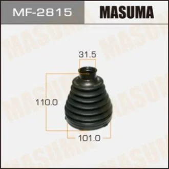 Пильовик ШРКШ внутрішній (пластик) + спецхомут Toyota Land Cruiser (07-) (MF-2815) MASUMA Masuma MF2815