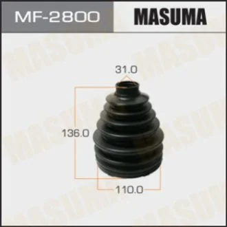 Пильовик ШРКШ MF-2800 (пластик) + спецхомут (MF-2800) MASUMA Masuma MF2800